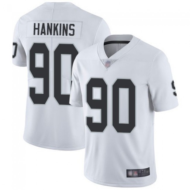 Nike Raiders #90 Johnathan Hankins White Men's Stitched NFL Vapor Untouchable Limited Jersey