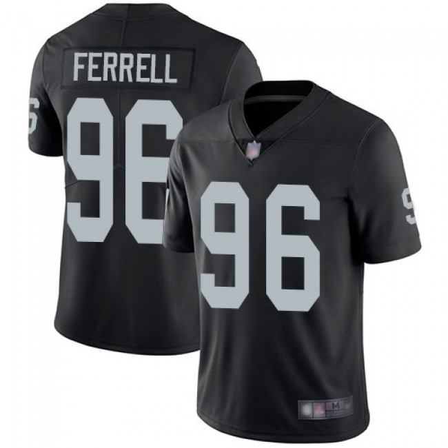 Nike Raiders #96 Clelin Ferrell Black Team Color Men's Stitched NFL Vapor Untouchable Limited Jersey