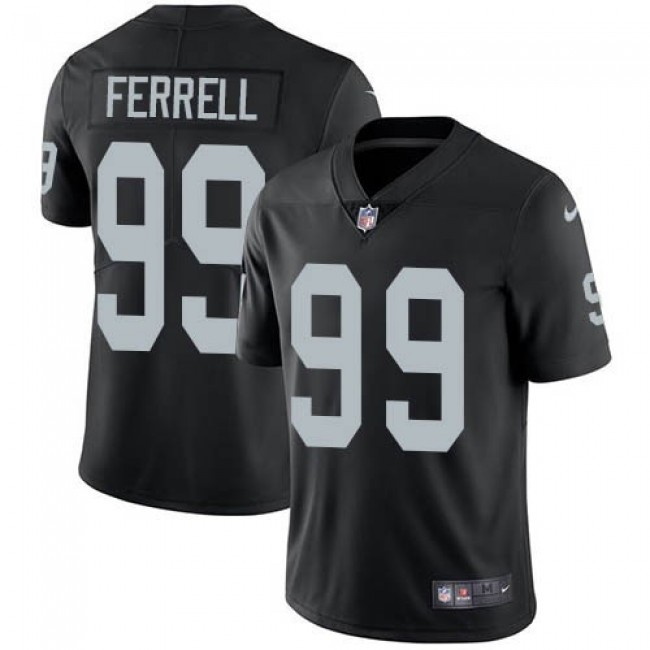 Nike Raiders #99 Clelin Ferrell Black Team Color Men's Stitched NFL Vapor Untouchable Limited Jersey