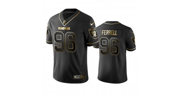 الغزل NFL Jersey 52-Raiders #96 Clelin Ferrell Men's Stitched NFL Vapor ... الغزل