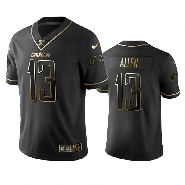 Chargers #13 Keenan Allen Men's Stitched NFL Vapor Untouchable Limited Black Golden Jersey