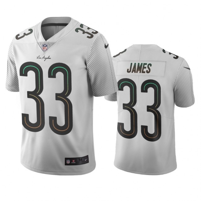 Los Angeles Chargers #33 Derwin James White Vapor Limited City Edition NFL Jersey