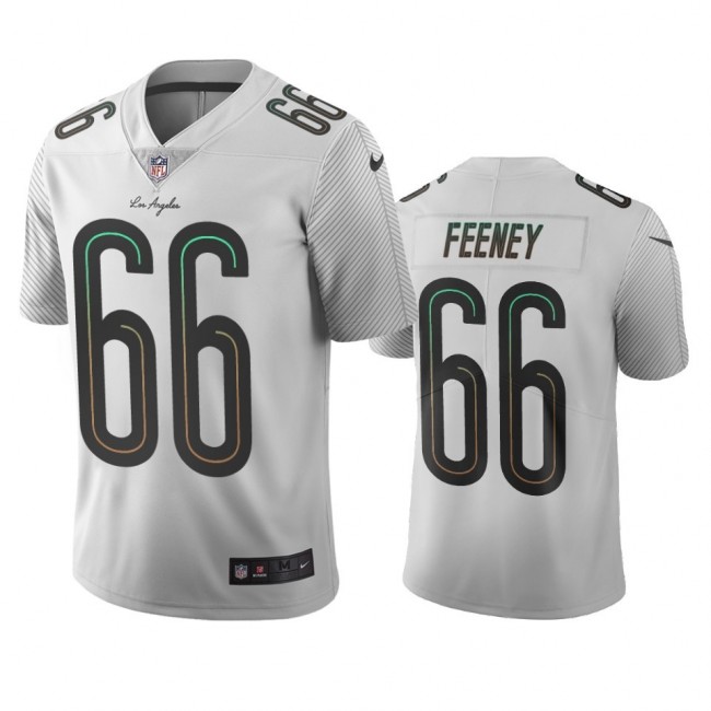 Los Angeles Chargers #66 Dan Feeney White Vapor Limited City Edition NFL Jersey