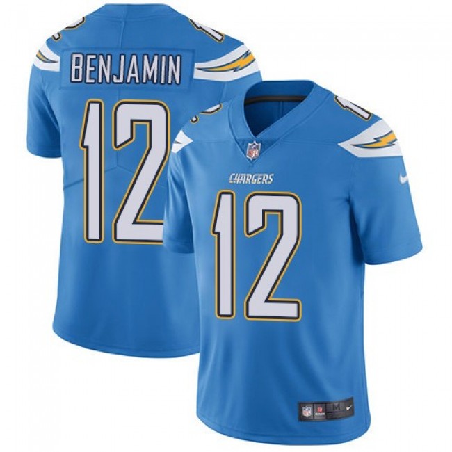 Los Angeles Chargers #12 Travis Benjamin Electric Blue Alternate Youth Stitched NFL Vapor Untouchable Limited Jersey