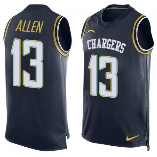 Nike Chargers #13 Keenan Allen Navy Blue Team Color Men's Stitched NFL Limited Tank Top Jersey