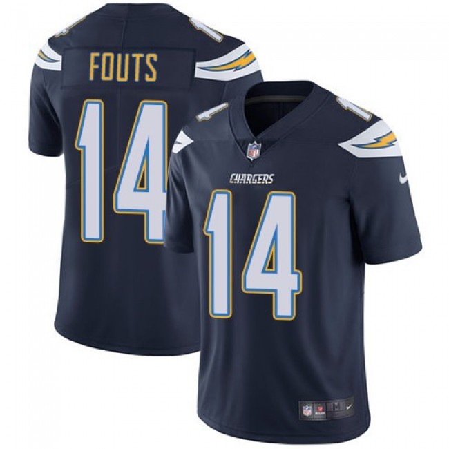 Los Angeles Chargers #14 Dan Fouts Navy Blue Team Color Youth Stitched NFL Vapor Untouchable Limited Jersey