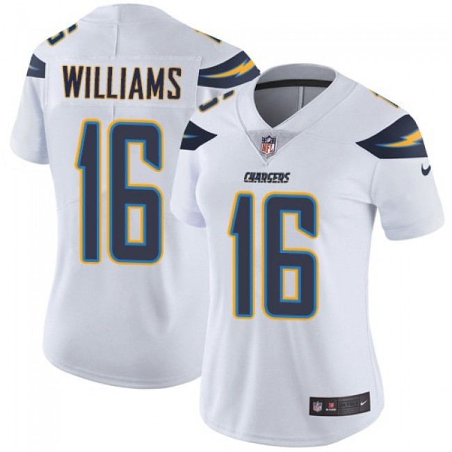 Women's Chargers #16 Tyrell Williams White Stitched NFL Vapor Untouchable Limited Jersey