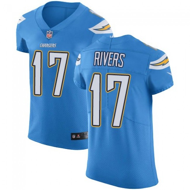 Nike Chargers #17 Philip Rivers Electric Blue Alternate Men's Stitched NFL Vapor Untouchable Elite Jersey