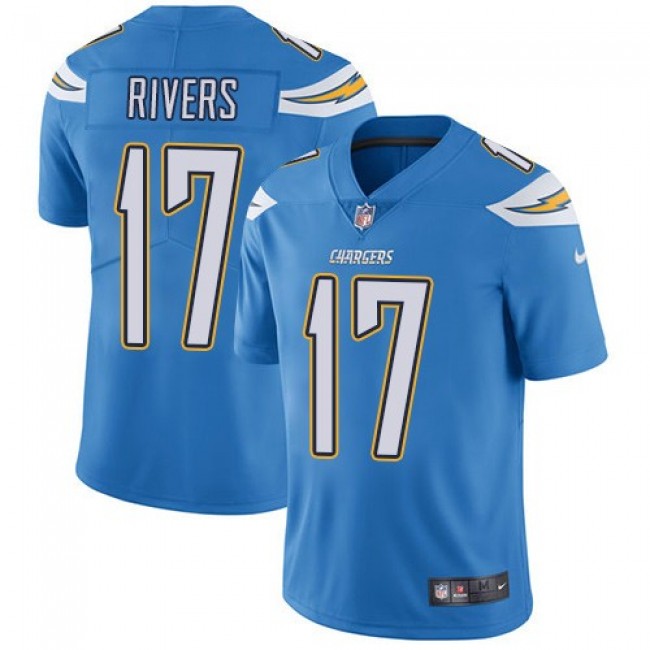 Nike Chargers #17 Philip Rivers Electric Blue Alternate Men's Stitched NFL Vapor Untouchable Limited Jersey
