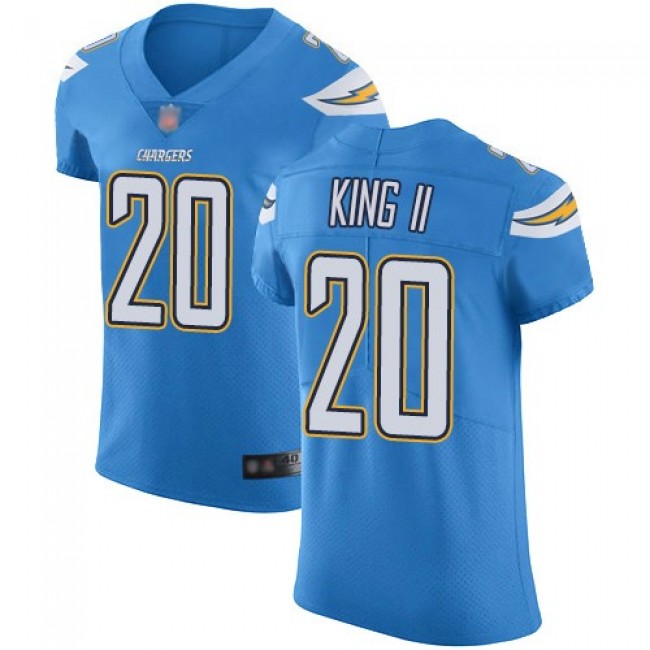 Nike Chargers #20 Desmond King II Electric Blue Alternate Men's Stitched NFL Vapor Untouchable Elite Jersey