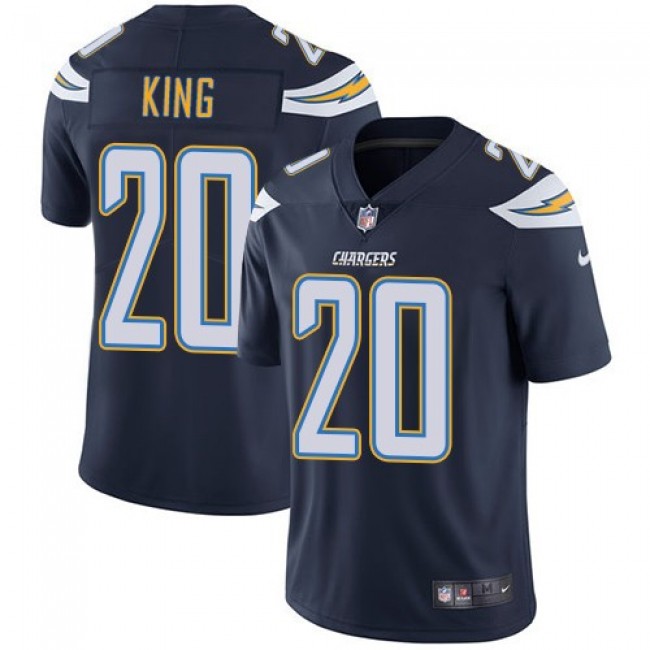 Los Angeles Chargers #20 Desmond King Navy Blue Team Color Youth Stitched NFL Vapor Untouchable Limited Jersey