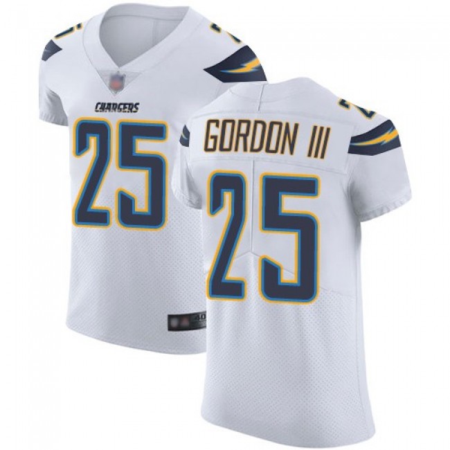 Nike Chargers #25 Melvin Gordon III White Men's Stitched NFL Vapor Untouchable Elite Jersey
