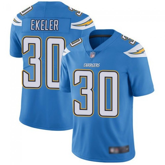 Nike Chargers #30 Austin Ekeler Electric Blue Alternate Men's Stitched NFL Vapor Untouchable Limited Jersey
