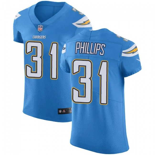 Nike Chargers #31 Adrian Phillips Electric Blue Alternate Men's Stitched NFL Vapor Untouchable Elite Jersey