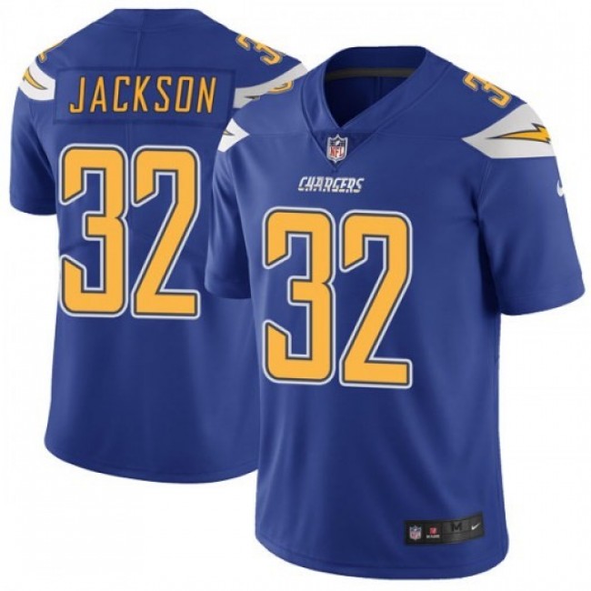 سلما NFL Jersey number 97-Nike Chargers #32 Justin Jackson Electric ... سلما
