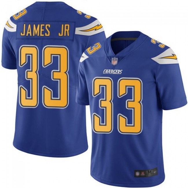 Nike Chargers #33 Derwin James Jr Electric Blue Men's Stitched NFL Limited Rush Jersey