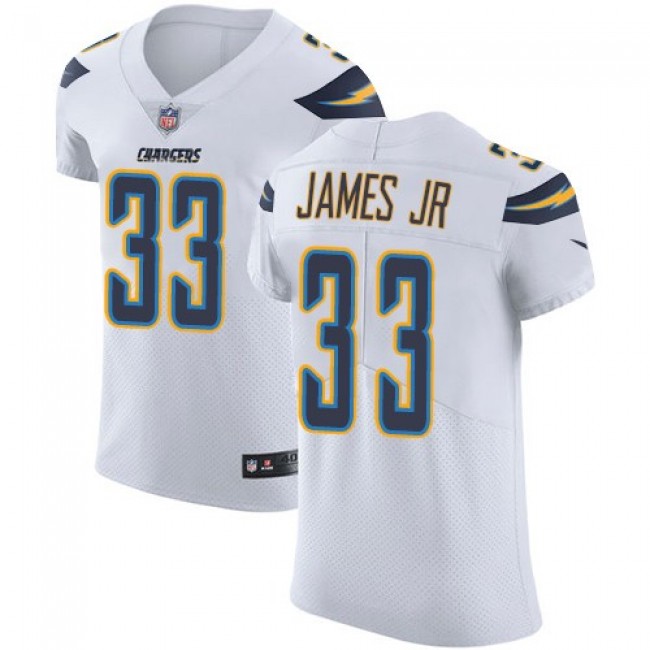 Nike Chargers #33 Derwin James Jr White Men's Stitched NFL Vapor Untouchable Elite Jersey