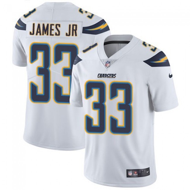Nike Chargers #33 Derwin James Jr White Men's Stitched NFL Vapor Untouchable Limited Jersey