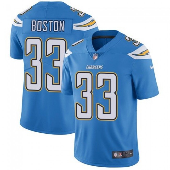 Los Angeles Chargers #33 Tre Boston Electric Blue Alternate Youth Stitched NFL Vapor Untouchable Limited Jersey