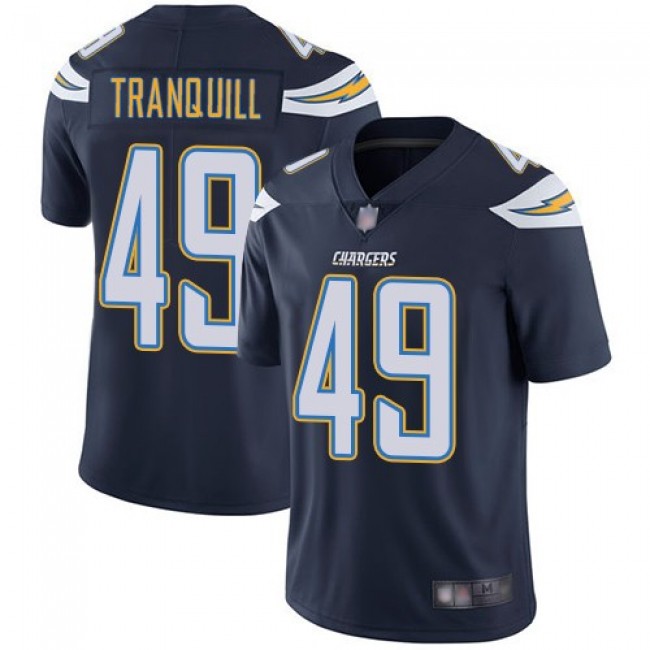 Nike Chargers #49 Drue Tranquill Navy Blue Team Color Men's Stitched NFL Vapor Untouchable Limited Jersey