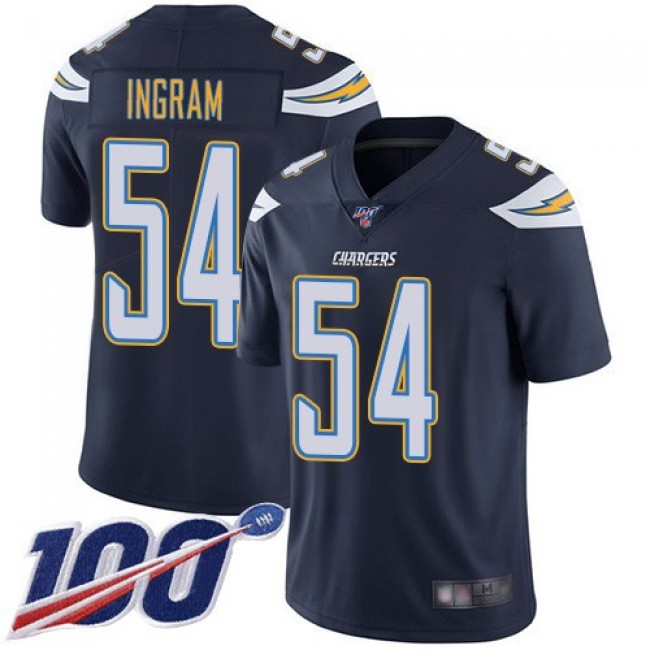 Nike Chargers #54 Melvin Ingram Navy Blue Team Color Men's Stitched NFL 100th Season Vapor Limited Jersey