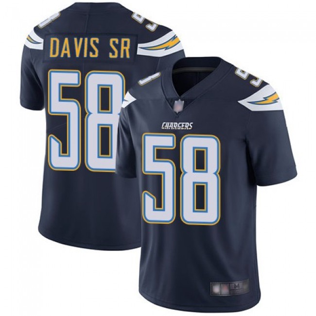 Nike Chargers #58 Thomas Davis Sr Navy Blue Team Color Men's Stitched NFL Vapor Untouchable Limited Jersey