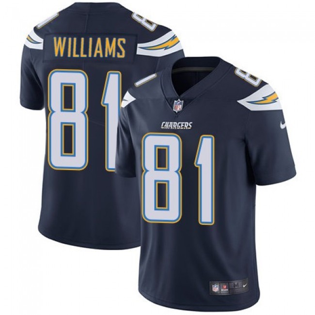 Nike Chargers #81 Mike Williams Navy Blue Team Color Men's Stitched NFL Vapor Untouchable Limited Jersey