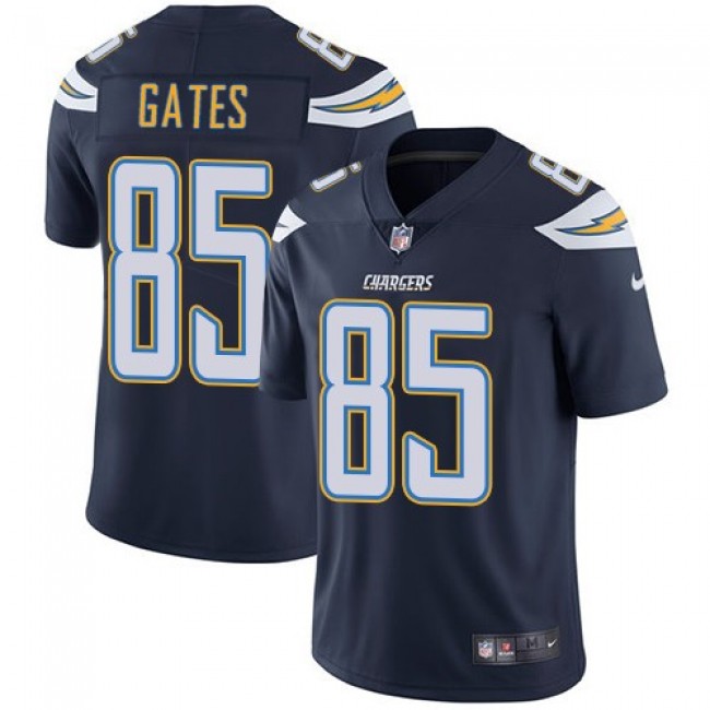 Los Angeles Chargers #85 Antonio Gates Navy Blue Team Color Youth Stitched NFL Vapor Untouchable Limited Jersey