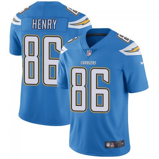 Nike Chargers #86 Hunter Henry Electric Blue Alternate Men's Stitched NFL Vapor Untouchable Limited Jersey