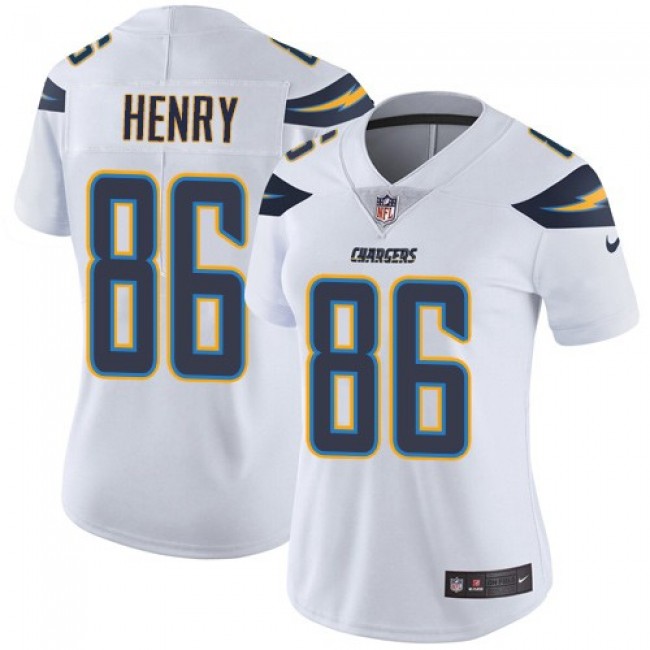 Women's Chargers #86 Hunter Henry White Stitched NFL Vapor Untouchable Limited Jersey