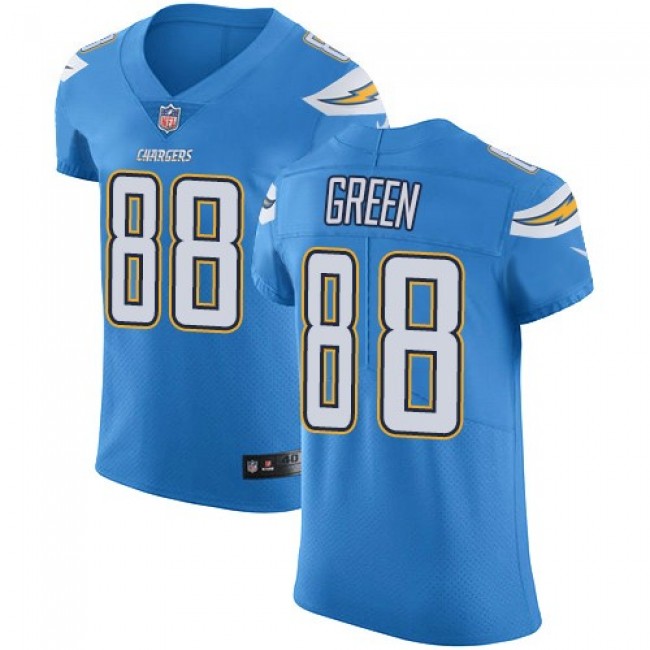 Nike Chargers #88 Virgil Green Electric Blue Alternate Men's Stitched NFL Vapor Untouchable Elite Jersey