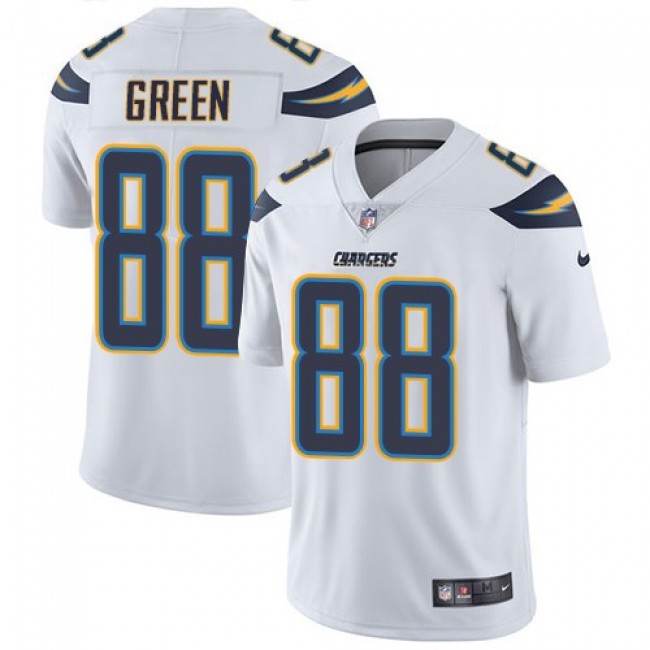 Nike Chargers #88 Virgil Green White Men's Stitched NFL Vapor Untouchable Limited Jersey