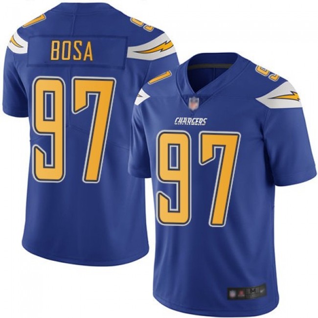 Nike Chargers #97 Joey Bosa Electric Blue Men's Stitched NFL Limited Rush Jersey