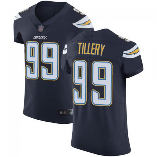 Nike Chargers #99 Jerry Tillery Navy Blue Team Color Men's Stitched NFL Vapor Untouchable Elite Jersey