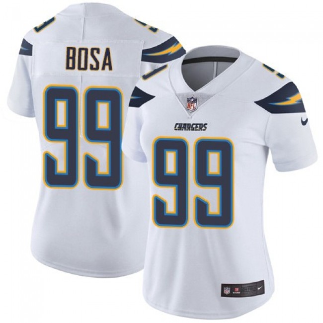 Women's Chargers #99 Joey Bosa White Stitched NFL Vapor Untouchable Limited Jersey