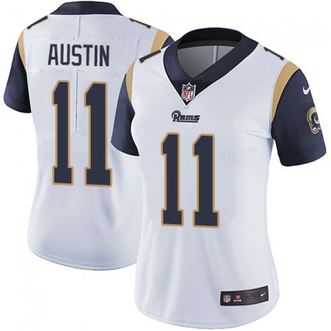 Women's Rams #11 Tavon Austin White Stitched NFL Vapor Untouchable Limited Jersey