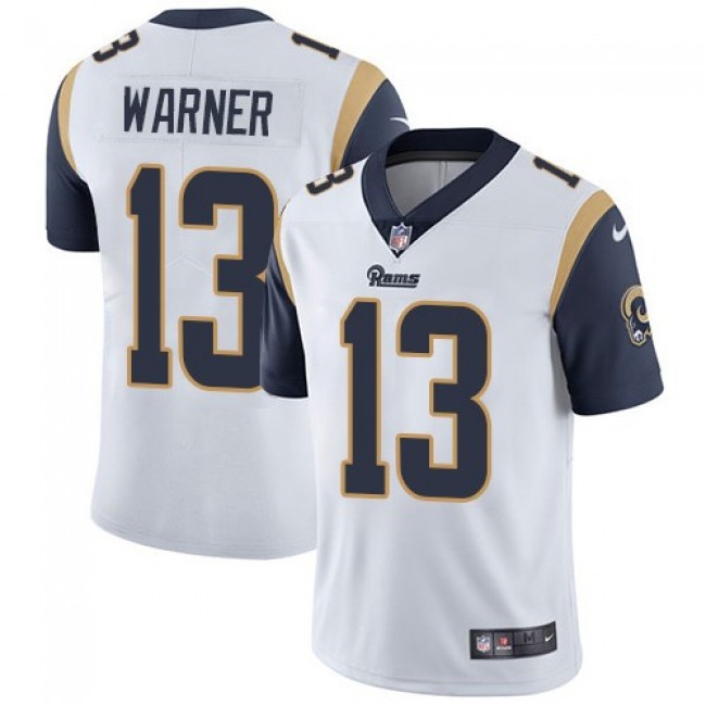 Los Angeles Rams #13 Kurt Warner White Youth Stitched NFL Vapor Untouchable Limited Jersey