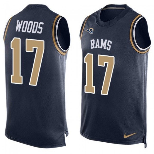 ساعات NFL Jersey las vegas-Nike Rams #17 Robert Woods Navy Blue Team ... ساعات