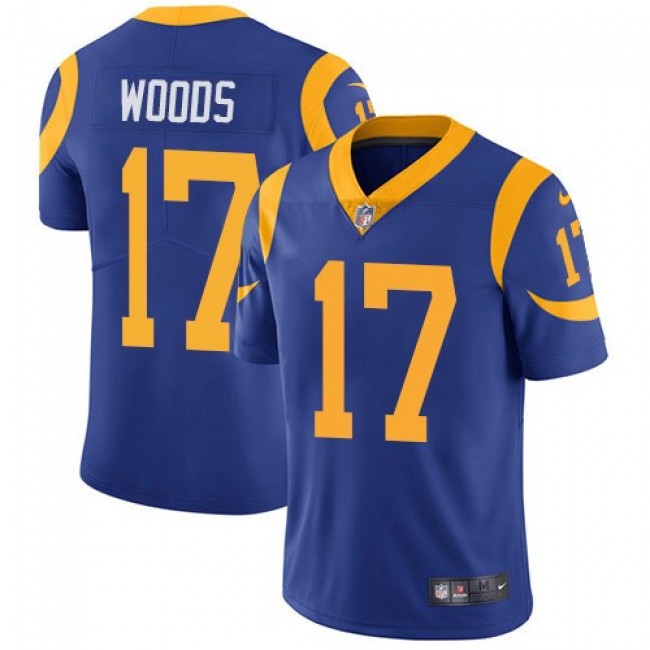 Los Angeles Rams #17 Robert Woods Royal Blue Alternate Youth Stitched NFL Vapor Untouchable Limited Jersey
