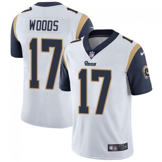 Nike Rams #17 Robert Woods White Men's Stitched NFL Vapor Untouchable Limited Jersey