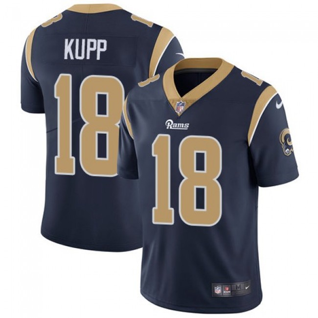 Los Angeles Rams #18 Cooper Kupp Navy Blue Team Color Youth Stitched NFL Vapor Untouchable Limited Jersey