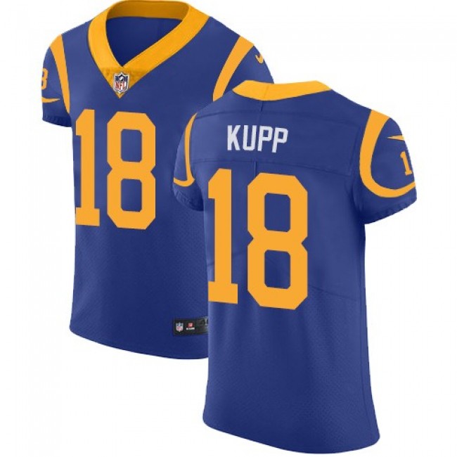 Nike Rams #18 Cooper Kupp Royal Blue Alternate Men's Stitched NFL Vapor Untouchable Elite Jersey