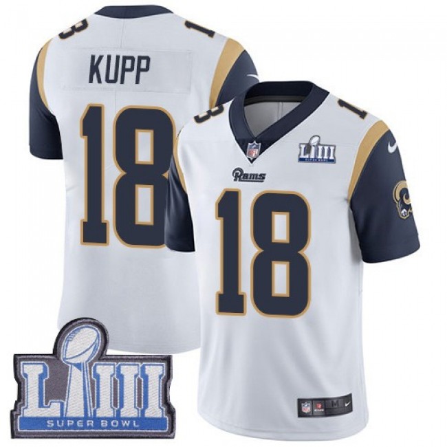 معضل قصير NFL Jersey quality levels-Nike Rams #18 Cooper Kupp White Super ... معضل قصير