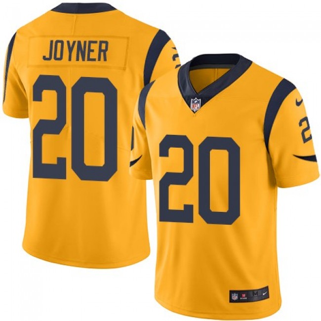 Los Angeles Rams #20 Lamarcus Joyner Gold Youth Stitched NFL Limited Rush Jersey