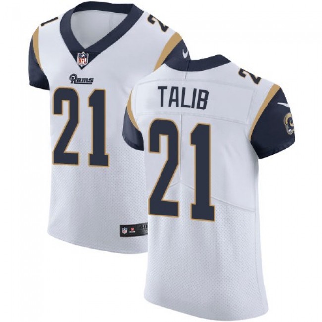 Nike Rams #21 Aqib Talib White Men's Stitched NFL Vapor Untouchable Elite Jersey