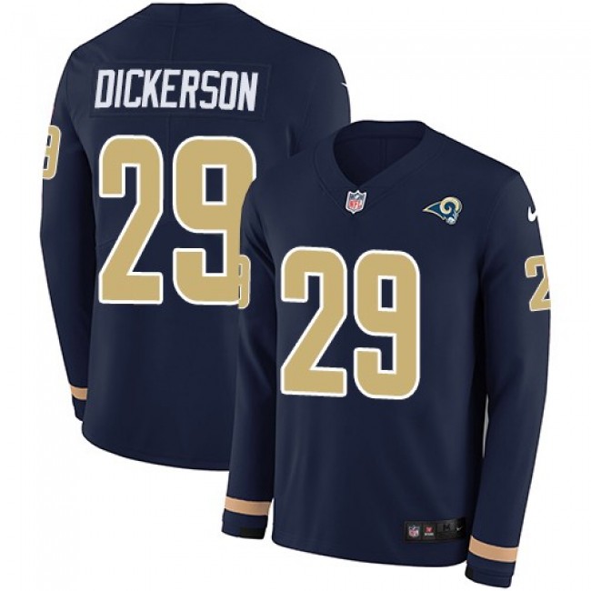 محطة العصائر Latest US NFL Jersey-Nike Rams #29 Eric Dickerson Navy Blue Team ... محطة العصائر
