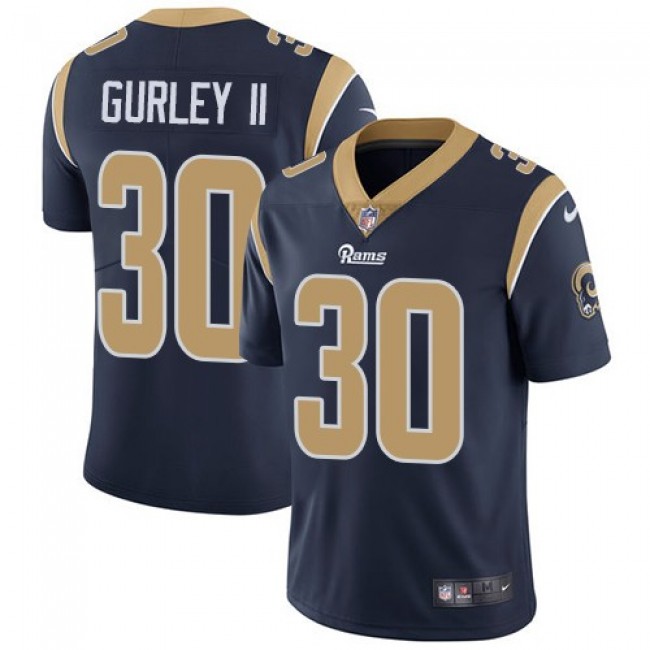 Los Angeles Rams #30 Todd Gurley II Navy Blue Team Color Youth Stitched NFL Vapor Untouchable Limited Jersey