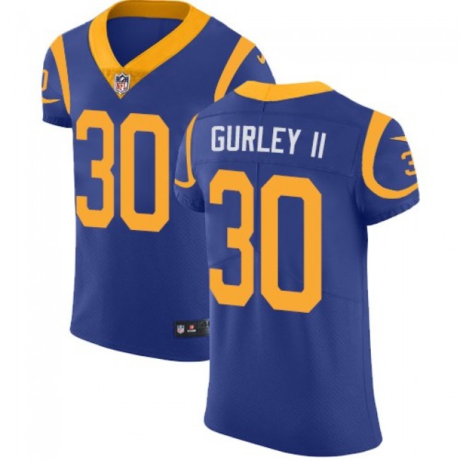 Nike Rams #30 Todd Gurley II Royal Blue Alternate Men's Stitched NFL Vapor Untouchable Elite Jersey