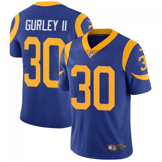 Los Angeles Rams #30 Todd Gurley II Royal Blue Alternate Youth Stitched NFL Vapor Untouchable Limited Jersey