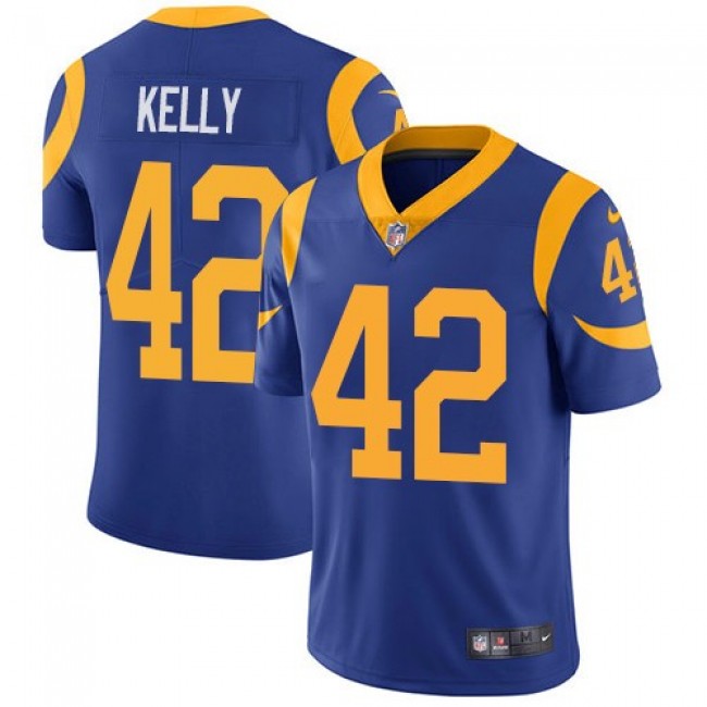 Nike Rams #42 John Kelly Royal Blue Alternate Men's Stitched NFL Vapor Untouchable Limited Jersey